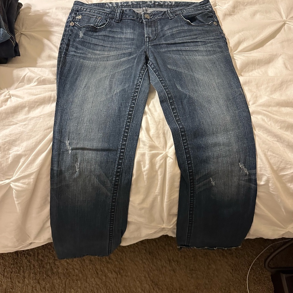 MEK Blue Boot Cut Jeans Classic Style